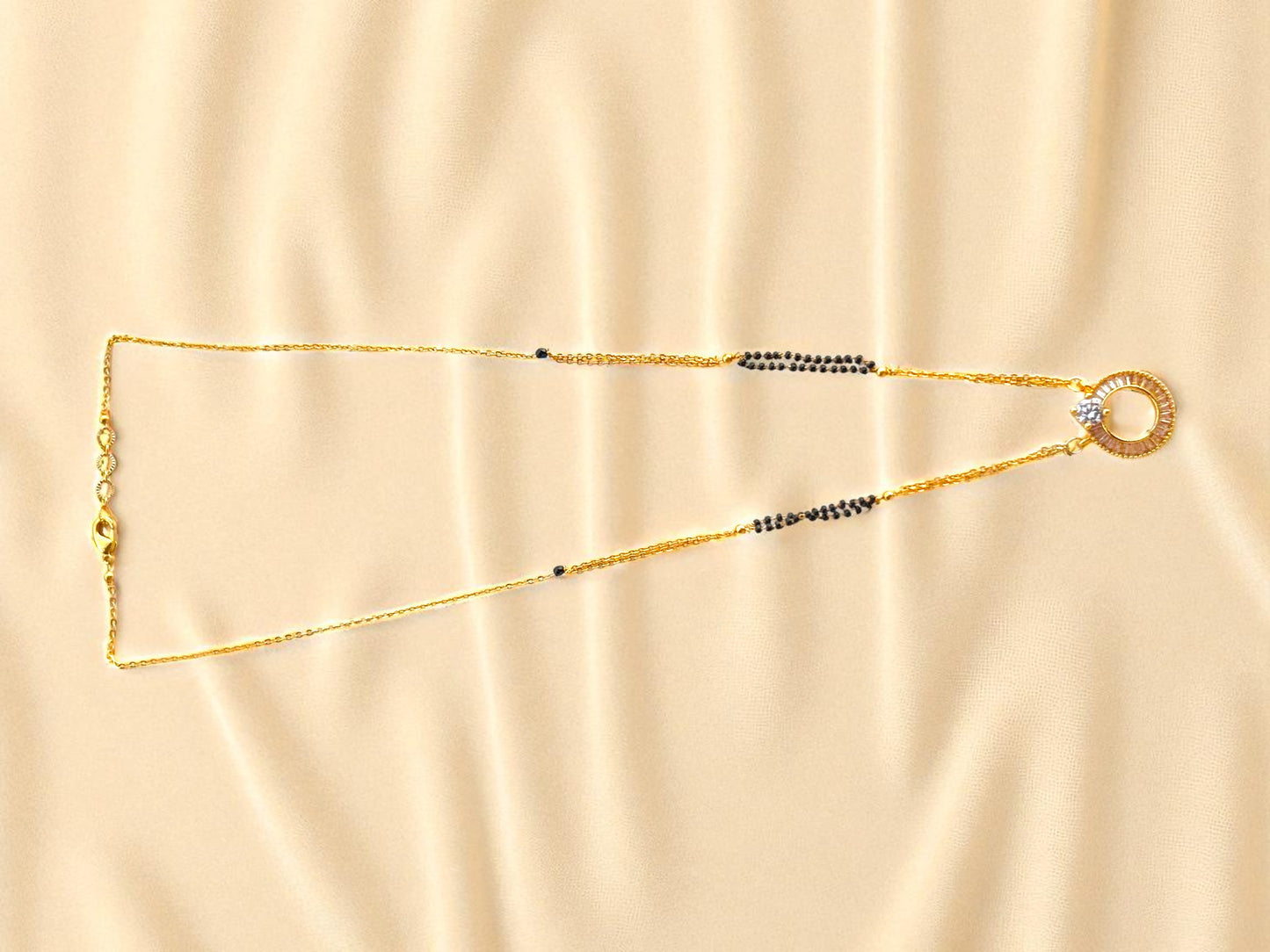 Aurelia Diamond-Cut mangalSutra