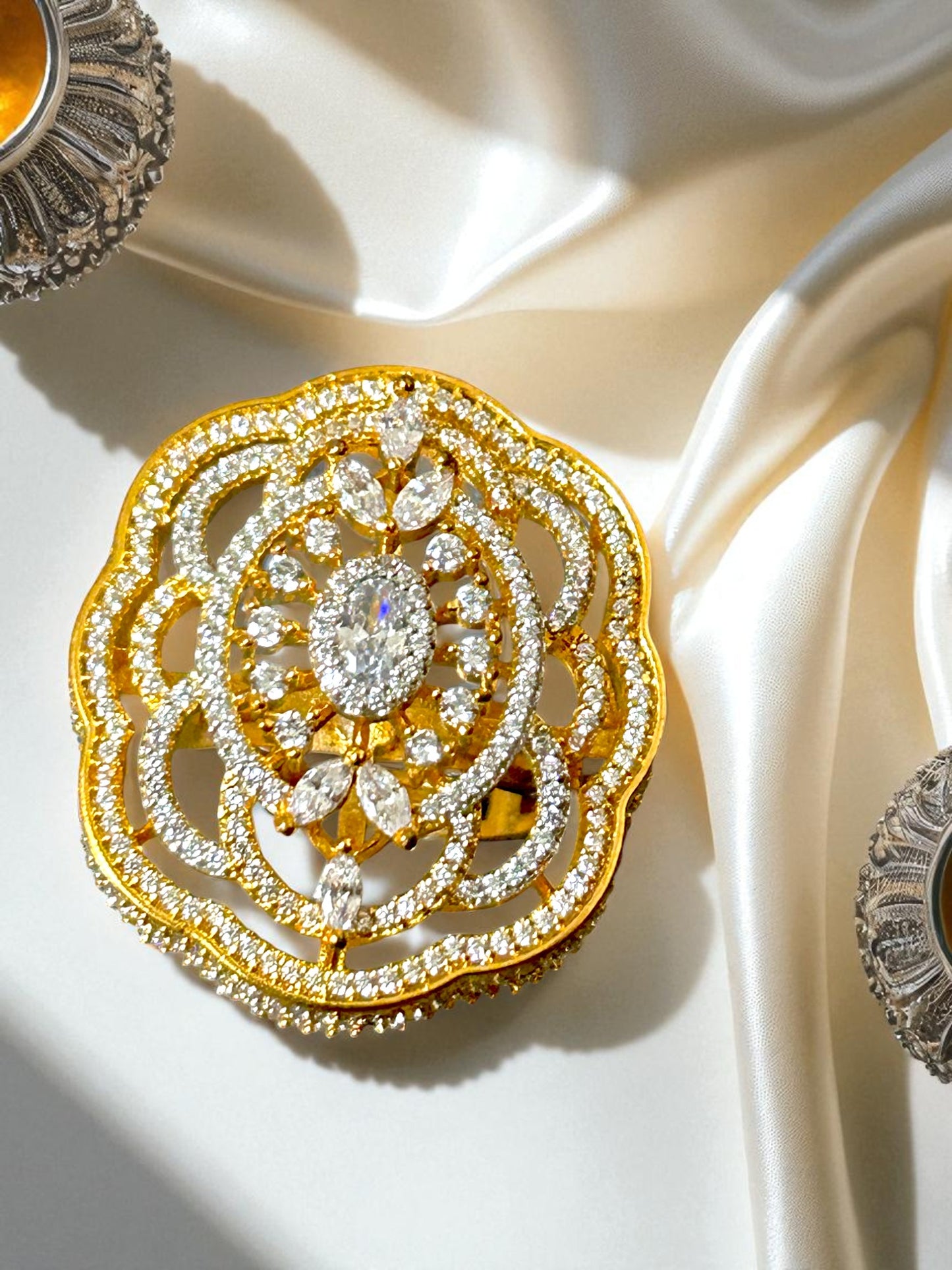 Empress Bloom Floral Ring