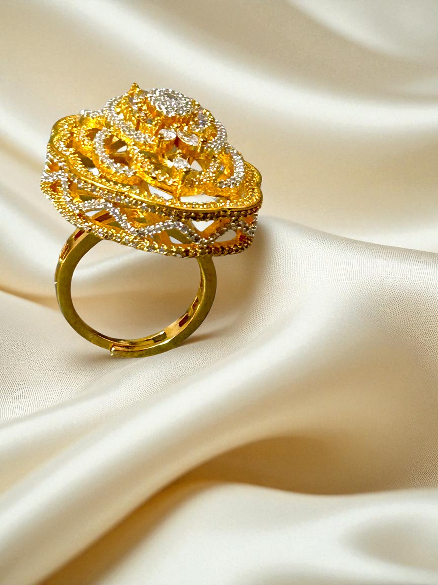 Empress Bloom Floral Ring