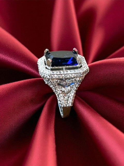 Midnight Majesty Sapphire Ring