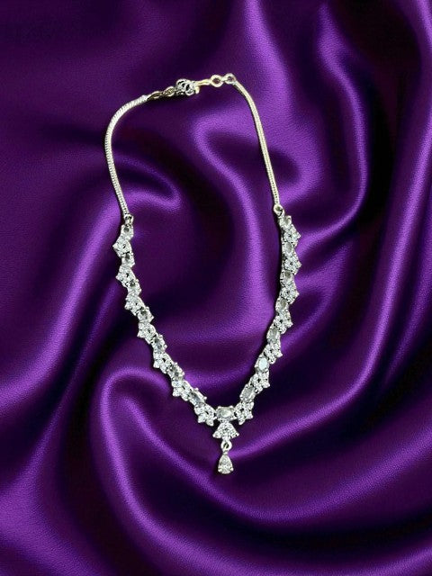 Crystal Veil  Silver Set
