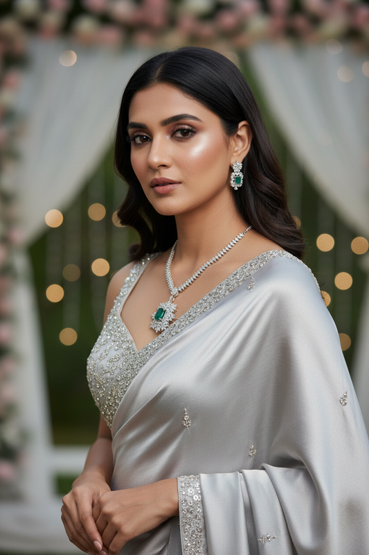 Emerald AD pendent Set