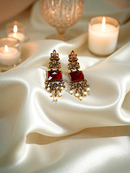 Ruby Rajwada Chandrika Earrings