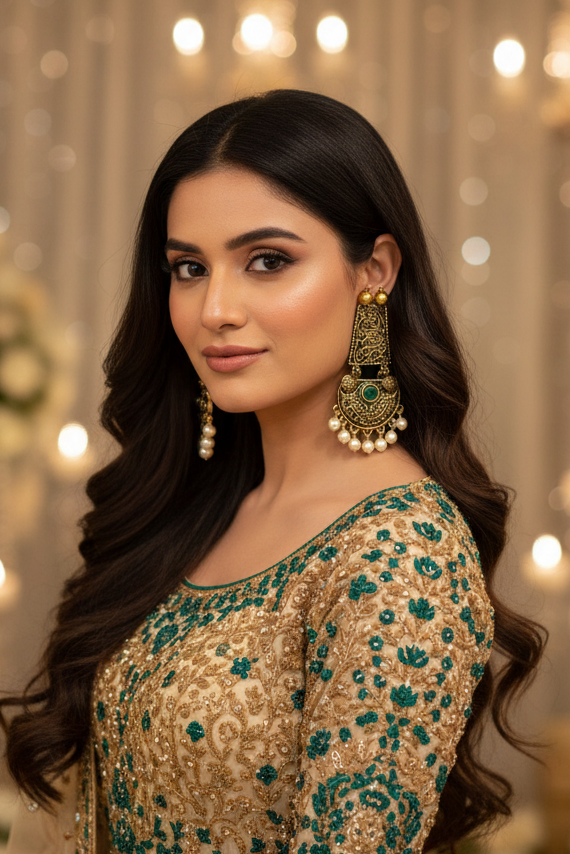 Heritage Lush Emerald Earrings