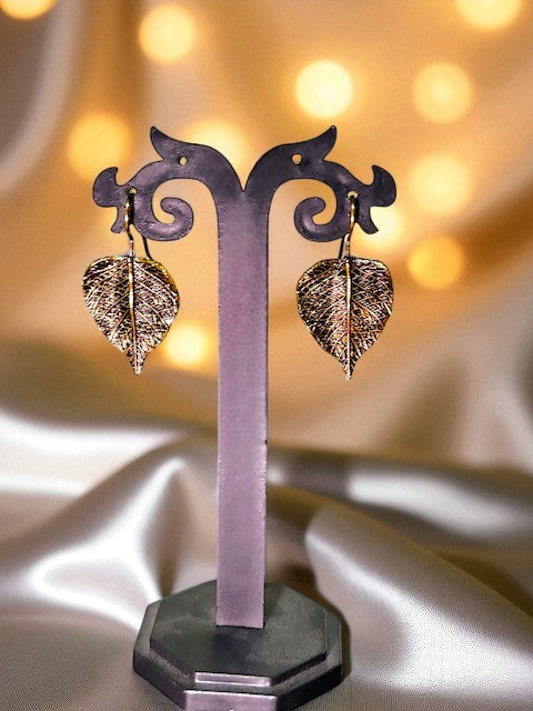 Vintage Indo-modern Leaf  Earrings