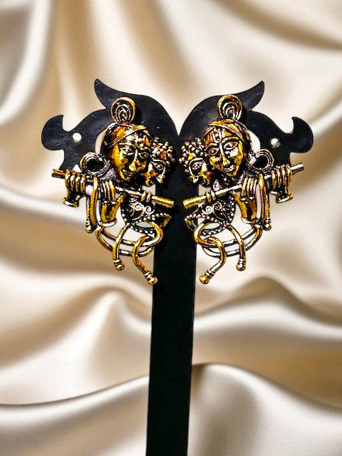 Vintage Radha-Krishna Earrings