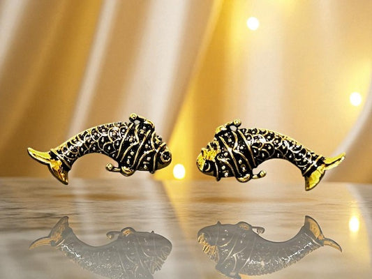 Vintage Indo-modern Fish  Earrings