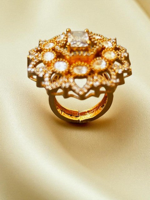 Luminous Floral Ring