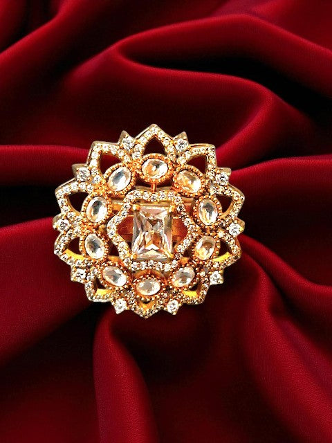 Luminous Floral Ring
