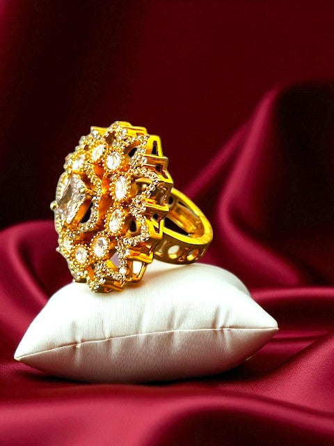 Luminous Floral Ring