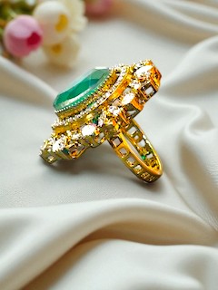 Sitara Emerald Green Ring