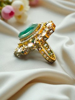 Sitara Emerald Green Ring