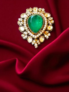 Sitara Emerald Green Ring
