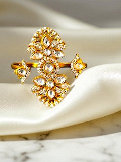 Twin Kundan Ring