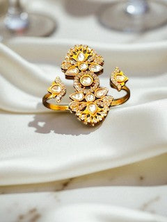 Twin Kundan Ring
