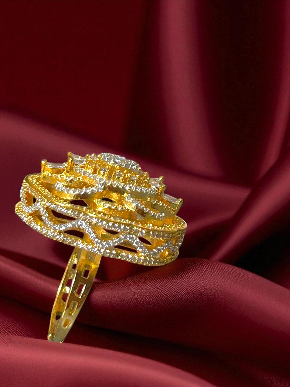Empress Bloom Floral Ring