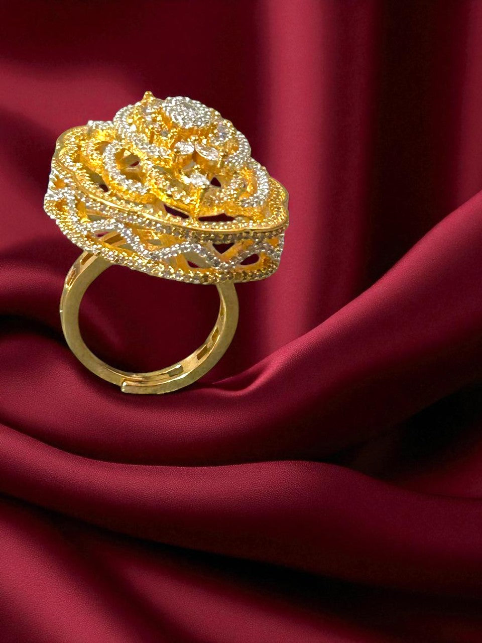 Empress Bloom Floral Ring